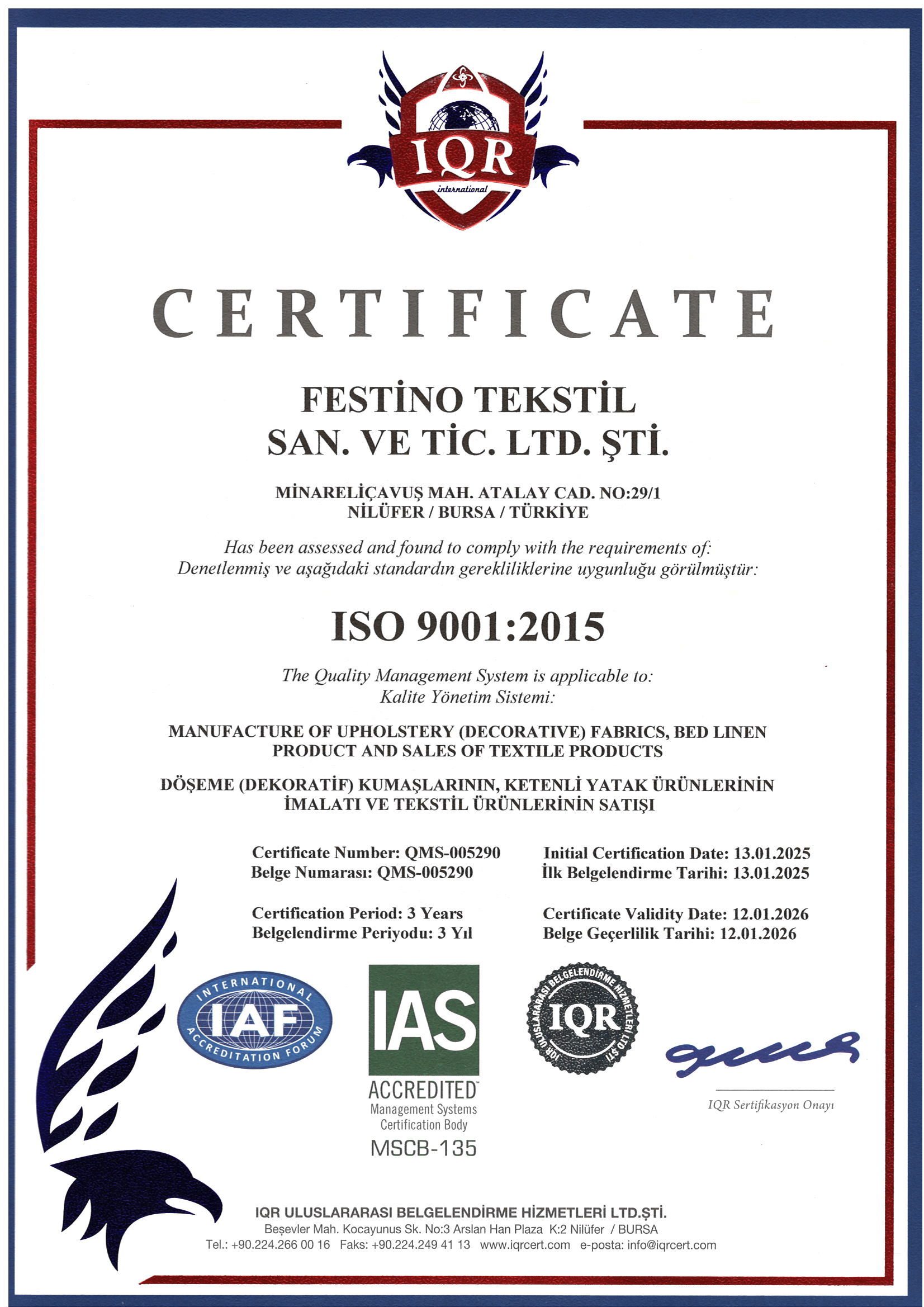 ISO9001:2015